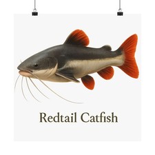 New Wall Art Poster Redtail Catfish Amazon River Art