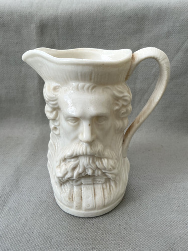 Victorian moulded white parian - moulded,