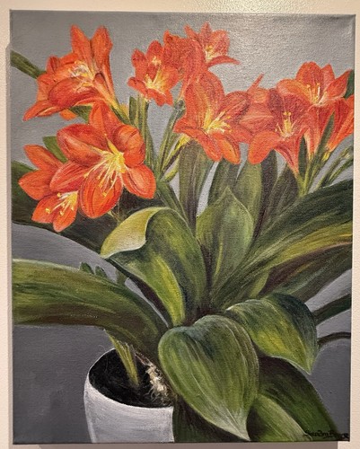 Original painting clivia - original, a