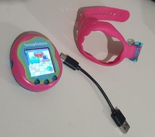 Tamagotchi Uni, Pink And Green, With Wrist Strap