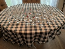 10 gold rimmed gold fawn babysham glasses 6 cherry b glasses and 8 pony glasses