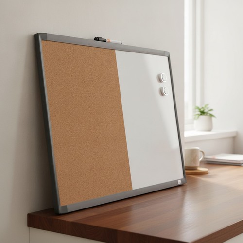 Magnetic whiteboard cork - magnetic, &