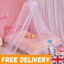 MHJY Pink Bed Canopy for Girls