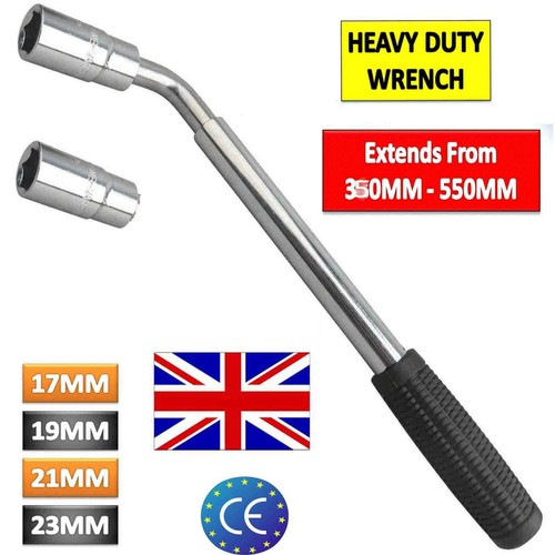 Extendable wheel brace wrench - wheel,