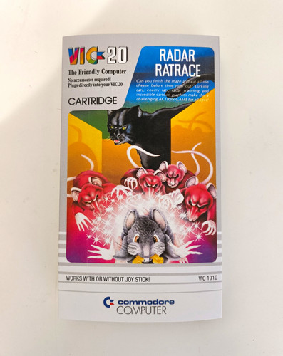 Vic radar ratrace cartridge - ratrace,