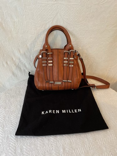 Karen millen leather bag tan - leather,