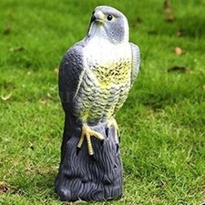DECOY FALCON HAWK EAGLE DETERRANT GARDEN BIRD PEST CAT REPELLER POND SCARER 40CM
