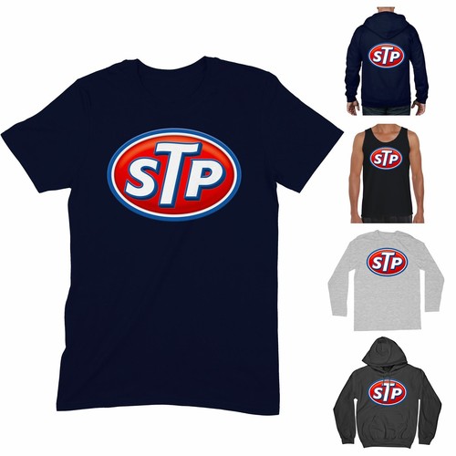 Stp motor oil logo shirt - oil, t
