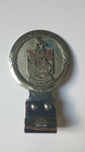 Vintage torquay car - vintage, badge