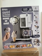 Ninja Swirl by CREAMi 13-in-1 Soft Serve & Ice Cream Maker NC701UK - Brand New