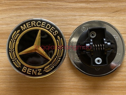 Black gold bonnet flat - black, star