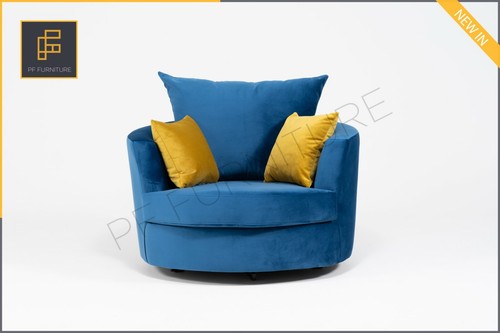New plush velvet joy swivel - new,