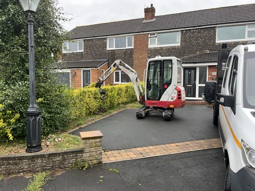 Mini digger dumper tractor - dumper, jcb