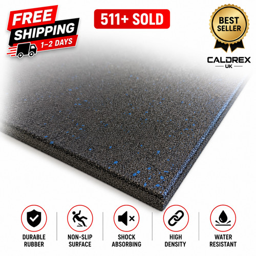 Rubber crumb gym floor tiles - crumb,