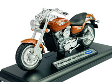 WELLY '02 KAWASAKI VULCAN 1500 MEAN STREAK 1:18 DIE CAST MODEL NEW IN BOX