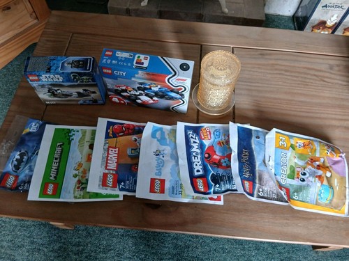 Lego boxes poly bags - x2,