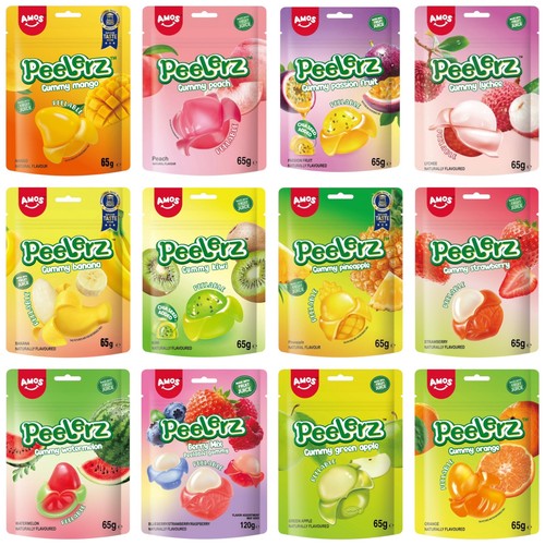 Amos peelerz gummy sweets - peelerz,