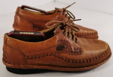 Pikolinos Mens Brown Leather Handsewn Moc Toe Casual Shoes EU42 UK8