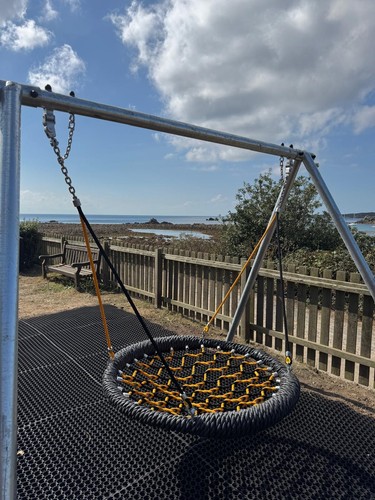 Basket swing cornish themed - basket,
