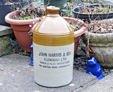 ANTIQUE STONEWEAR FLAGON - 129