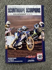 Scunthorpe Scorpions vs Poole Pirates Speedway Programme - 18/07/25