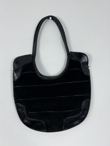 Billy bag black stripe patent - bag,