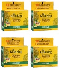 Kesh King Herbal Ayurvedic Hair Growth (30 Capsules Each x 4)  = 120 Caps