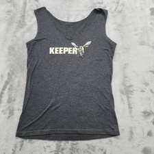 Jack Daniels Top Womens S Gray Tennessee Honey Whiskey Bee Keeper V-Neck Tank