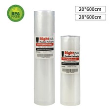 Food Vacuum Sealer Rolls Bags Vaccum Food Storage Saver Seal Bag Pack Embossed