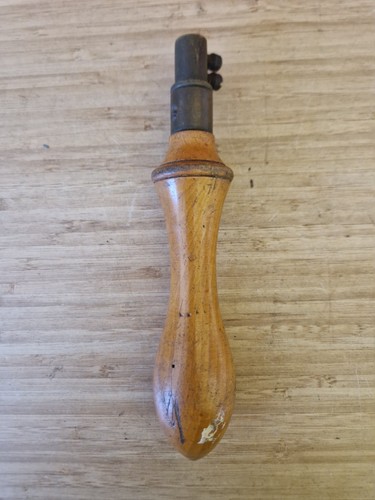 Vintage wood brass - &, saw