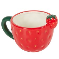 Ceramic Strawberry Shaped Cup