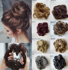 Curly Messy Bun Hair Piece
