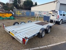 Brian James C4 Blue car transporter trailer 2022 4m x 2m with extras.