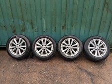 NISSAN QASHQAI MK2 J11 SET OF 4 17" ALLOY WHEELS WITH TYRES