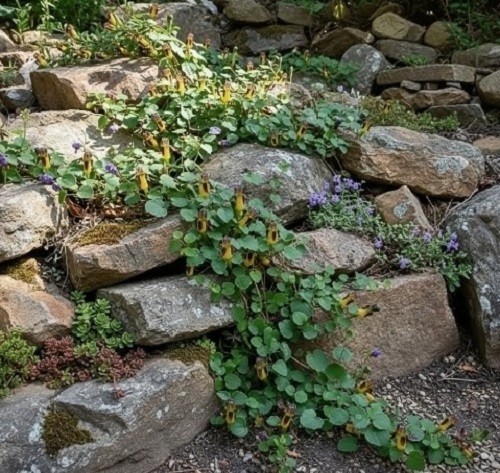 Fuchsia procumbens creeping - procumbens,