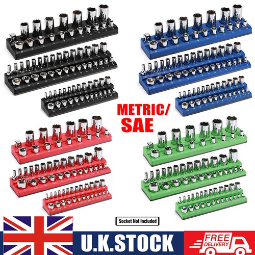 Magnetic socket organizer - 3x,