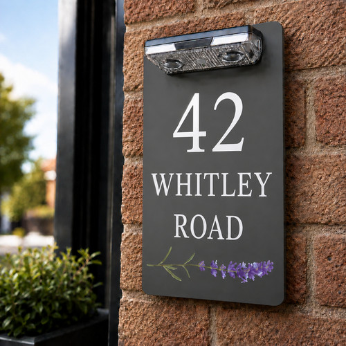 Custom house number plaques - custom,