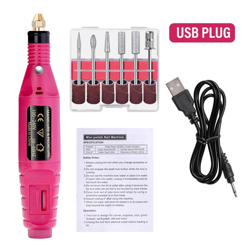 Electric nail file for thick - file,