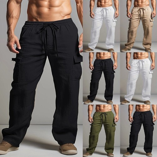 Mens elasticated waist harem - mens,