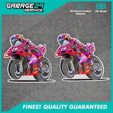 JORGE MARTIN MOTO GP STICKER SET - 2 X 130MM STICKERS