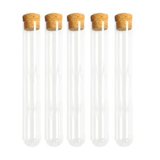 8 PCS Glass Clear Test Tubes