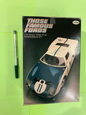 1/25 Scale Testors Ford  GT-40 Vintage Rare