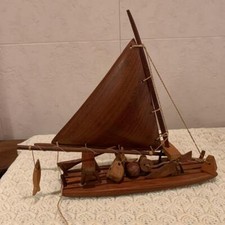 Vintage sailing ship boat wood