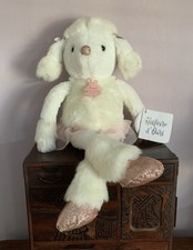 Histoire d'Ours Soft Toy Plush Poodle Roxane Ballerina 35cm Dog Pink Tutu Paris