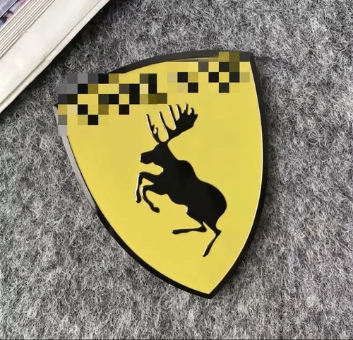Metal volvo prancing - metal, moose