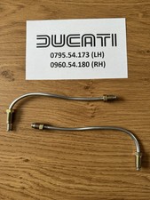 Ducati Brake Lines Pair 079554173 & 096054180 Bevel Twin