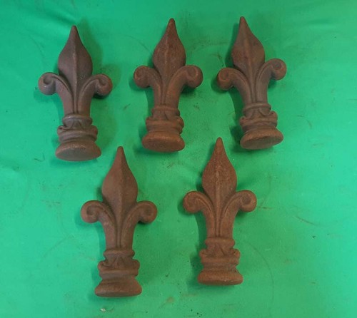 Wrought iron railheads - railheads, 5