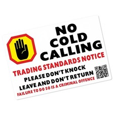 No Cold Calling Sign Salesman