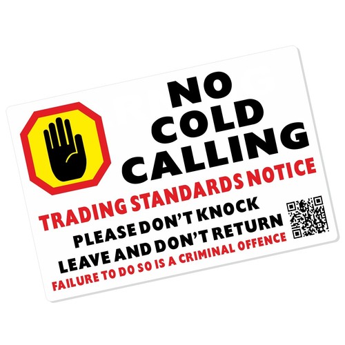 Cold calling sign - calling, salesman