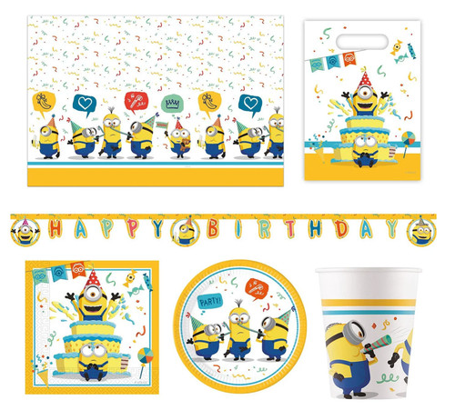 Minions party tableware - minions,
